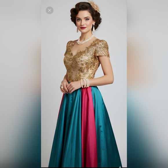 Vintage formal gown - Picture 1 of 13